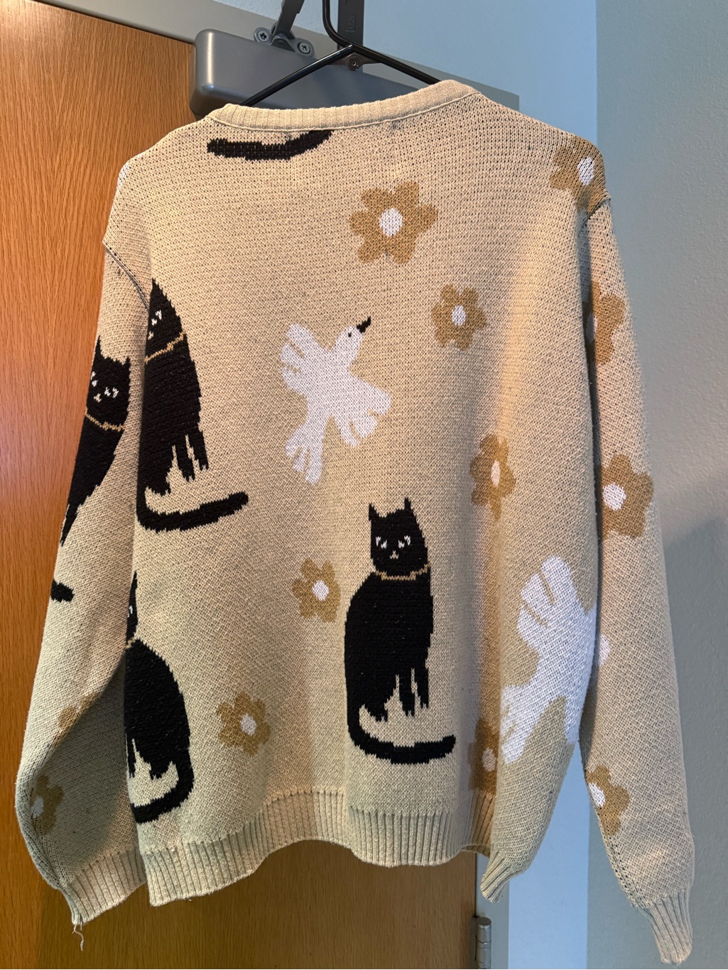 Yarrow Goods Cat And Bird Knit Sweater — image 2 of 3